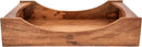 Wooden Serving Tray with Handles – Large 16"x10"x3.5" Mango Wood Decorative Rectangular Platter for Breakfast, Lunch, Dinner, Coffee & Tea – Ideal for Table, Lap, Couch, BBQ & Party Use by CozyNest Decor