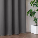 Blackout Curtains 84 Inch Length for Bedroom, Thermal Insulated Blackout Curtains 2 Panels Set, Solid Grommet Privacy Room Darkening Drapes for Living Room Windows(W52 x L84, Light Grey) by CozyNest Decor