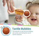 LiKee Strong Suction Cup Fidget Rotating Sensory Bath Toys for Baby 12 18 Months Airplane Car Travel Table & Window Toys for 1 2 Years Old Toddler Boys and Girls (Space-2) by TinyTreasures Baby Boutique