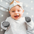 Newcotte Adjustable Baby Mittens No Scratch Newborn Cotton Breathable Gloves Warm Baby Mitts for Boys by TinyTreasures Baby Boutique