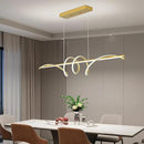 Modern Chandelier, Dimmable LED Pendant Light, Ring Chandelier for Living Room, Dining Room, Kitchen, Bedroom by CozyNest Decor