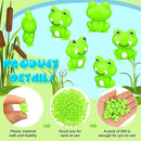 200 Pcs Mini Frog Garden Decor Green Frog Figurines Tiny Frogs Bulk Plastic Frogs Little Frogs for Fairy Moss Landscape DIY Craft Accessories Home Ornament Dollhouse (Classic Style) by GreenHaven Gardens