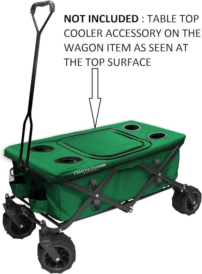 Creative Outdoor Original Folding Wagon All-Terrain Wheels, photo 10 of 11