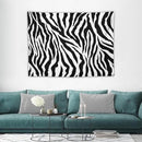 HZOHNAGO Zebra Print Tapestry Nature Wild Animals Black and White Stripe Printed Wall Tapestry Painting Wall Hanging for Bedroom Living Room Dorm 40" W x 30" H by CozyNest Decor