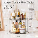 LAMU 2 Pack 2 Tier Lazy Susan Turntable Organizer 10.6'' Rotating Spice Rack Organization for Cabinet, Kitchen, Pantry, Countertop, Bathroom, Vanity, Medicine Cabinet Organizer, Grey by CozyNest Decor