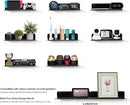 OAPRIRE Black Acrylic Floating Shelves Set of 2 - Damage Free Expand Wall Space - 12 Inch Wall Shelves with Strong Adhesive for Bathroom, Bedroom, etc by CozyNest Decor