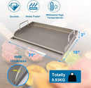 Uniflasy Cast Iron Griddle for Gas Grill Flat Top Griddle Insert for Outdoor Gas Grill, 25" x16" Cooking Skillet Plate Pan Teppanyaki for Charcoal/Electric Grills Fits Camping Tailgating Parties by GreenHaven Gardens
