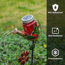 Solar Watering Can Light, Yard Outdoor Decor Lights, IP65 Waterproof, Hanging Hummingbird Garden Light, Outside Garden Flower Bed Decor, Women Gift, Birthday Gifts by CozyNest Decor
