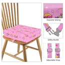 Toddler Booster Seat for Dining Table, Portable Kids Booster with Adjustable Safety Buckles, Non-Slip Bottom, Travel Cushion by TinyTreasures Baby Boutique