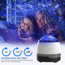 Star Projector, LED Night Light White Noise Sound Machine, 8 Soother Sounds, 10 Light Modes, Music Speaker, Timer and Brightness Adjustable, Sleep Therapy for Baby Nursery Kids Adults Bedroom by TinyTreasures Baby Boutique