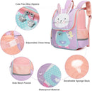 SUN EIGHT Toddler Lightweight Backpack for Girls Cute 3D Animal Waterproof Schoolbag for Baby Girl Boy 2-5 Years（Rabbit） by TinyTreasures Baby Boutique