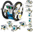 13-in-1 Solar Robot Toys for Ages 8 9 10 11 12 Year Old Boys Girls, STEM Science Kits for Kids Age 8-12, Building Experiments Robotics Kit STEM Projects for Kid Christmas Birthday Gifts (White) by TinyTreasures Baby Boutique