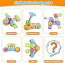 Aliex Wooden Kids Tool Set, 30pcs Toy Tools for Toddlers with Vest, Tool Kit Toddler Montessori Stem Learning Educational Toys for 3 4 5 Years Old Boys Girls, Birthday Gift for Kids by TinyTreasures Baby Boutique
