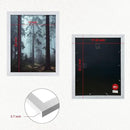 VCK 16x20 Poster Frames 3 Pack White MDF Wood and Polished Plexiglass Frame,Display Pictures in Horizontal and Vertical by CozyNest Decor