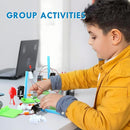 5 Bulk STEM Generator Kits for Kids, DC Motor Science Experiments, Engineering Building Projects Activities STEAM Toys, Class Educational Learning Classroom Activity, Free Energy Hand Generators Kit by TinyTreasures Baby Boutique
