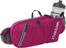 WATERFLY Fanny Pack Waist Bag: Hiking Water Bottle Holder with Strap Waist Pack for Women Men Hydration Hip Packs for Running Walking Traveling-Rose Red by TinyTreasures Baby Boutique