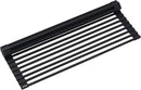 Kraus 20.5 in. Over Sink Roll Up Dish Drying Rack in Jet Black by CozyNest Decor