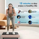 Vibration Plate Exercise Machine - Whole Body Workout Vibration Platform Lymphatic Drainage Machine for Weight Loss Home Fitness with Resistance Bands Remote by CozyNest Decor