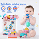 Soft Block Sets for Toddler Aged 2 3 4 5 6 Years Old.Preschool Toy for Early Childhood Education and I-Interactive.Toddler Block Toys with 101 Pieces and Storage Bag.Gift Ideas for Kids Age 18+ mouths by TinyTreasures Baby Boutique
