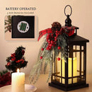 Christmas Lantern Christmas Decorative Lantern Snow Globe Christmas Decorations Indoor Outdoor Flashing Candle Lights, Dining Table Fireplace Decoration Hanging Candle Lanterns Holiday Decor by CozyNest Decor