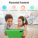JREN Tablet for Kids｜10 Inch Kids Tablet Android 14｜Octa-core｜64GB｜WiFi ｜Bluetooth｜Parental Control｜Children Content｜Children Toddler Green by TinyTreasures Baby Boutique