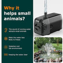 POPOSOAP Solar Fountain Pump, 20W Solar Powered Water Pump with 6.6FT Water Pipe, 320GPH Solar Pond Pump for Pond, Fish Tank, Yard and Wildlife Garden by GreenHaven Gardens