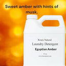 Plant-Based Liquid Laundry Detergent, 32 Fl Oz, Multiple Scents, HE Compatible (Egyptian Amber) by CozyNest Decor