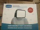 Funbliss Fixed Headrest Baby Car Mirror, Car Mirror for Baby Compatible with Tesla and other vehicles,360° Rotation, Shatterproof Plastic, No Assembly Required by TinyTreasures Baby Boutique