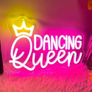 Dancing Queen Neon Sign, Dimmable LED Neon Lights for Wall Decor Neon Light Up Signs for Bedroom Dancing Party Bar Club Birthday Party Decoration Gift for Girl Kid lover by GreenHaven Gardens