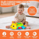 Musical Baby Toys, Infant Light up Music Toys Tummy Time Development, Crawling Toy for 6 7 8 9 10 11 12+ Month Old, Christmas Birthday Gifts for Babies by TinyTreasures Baby Boutique
