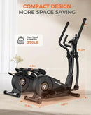 pooboo Elliptical Machine, Elliptical Exercise Machine with 16-Level Resistance&Hyper-Quiet Magnetic Driving System, Elliptical Machine for Home with LCD Monitor&15.5IN Stride, 350LBS Weight Capacity by CozyNest Decor
