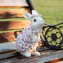 Rabbit Statue Outdoor Statues Bunny Figurines Garden Decor Resin Easter Decorations Bunnies Gifts Home House Kitchen Figurine Patio Lawn Yard Art Housewarming Funny Decoration (10inch) by GreenHaven Gardens