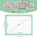 iVyne Rechargeable A4 Light Pad for Tracing & Weeding - LED Light Board for Weeding Vinyl - for Cricut Vinyl Weeding Tools - Ultra-Thin & Portable - Perfect for Artists & Crafters - Green by TinyTreasures Baby Boutique