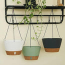 ZMTECH Hanging Planters for Indoor Plants Set of 2 Self Watering Hanging Pots Hanging Baskets Hanging Flower Pots for Outdoor Hanging Plants(10 Inch, Gray) by GreenHaven Gardens