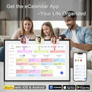10.1 Inch Smart Digital Calendar & Chore Chart Full HD Touchscreen Display WiFi Sync Electronic Planner for Family Schedules Includes Desk Stand Streamline Home Organization Gift for mother mom women by TinyTreasures Baby Boutique