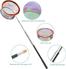 2PCS Fishing Net with Bucket, Telescopic Fishing Landing Net, Collapsible Kids Sand Bucket, Kids Fish Butterfly Catching for Freshwater Saltwater Outdoor Activities by TinyTreasures Baby Boutique