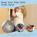12 Pack Magnetic Cabinet Locks Baby Safety Child Proofing Invisible Locks No Drill Easy Installation for Cabinets Drawers Doors by TinyTreasures Baby Boutique