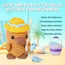 MOREJMTT Crochet Kit for Beginners Animal,Crochet Animal Kits,Crocheting Kit for Starters,Learn to Crochet with Step-by-Step Video Tutorials,Beginner Crochet Kits for Adults(Platypus) by TinyTreasures Baby Boutique