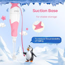 SEAGO Toddler Electric Toothbrushes for Baby Ages 0-3 Years, Baby Toothbrush with Smart Timer and Suction Base, 4 Replacement Brush Heads SG-513(Pink-C) by TinyTreasures Baby Boutique