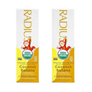 RADIUS Children's Toothpaste, Coconut Banana, 3 oz, Non-Toxic Chemical-Free Gluten-Free, Designed to Improve Gum Health & Prevent Cavities, Pack of 2 by CozyNest Decor