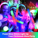 48 PCS LED Foam Glow Sticks Bulk, Glow in the Dark Party Supplies with 3 Modes Colorful Flashing, Neon Party Favors for Birthday, Wedding, Carnival, Concert, New Year by TinyTreasures Baby Boutique