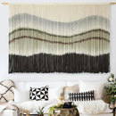 Macrame Wall Hanging Dip-Dye Large Macrame Wall Decor Boho Home Decor Scale Fiber Wall Art Yarn Craftsmanship Art 57" Wx 35" L by CozyNest Decor