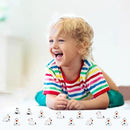 50 Pcs Mini Resin Ducks, Cute Tiny Cow Ducks, Mini Cow Resin Duck Bulk, Fun Cow Print Duck Miniature Duck Figurines, Cow Theme Mini Black White Cow Resin Ducks for Micro Landscape Dollhouse by GreenHaven Gardens