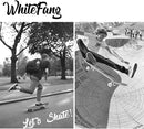 WhiteFang Skateboards for Beginners, Complete Skateboard 31 x 7.88, 7 Layer Canadian Maple Double Kick Concave Standard and Tricks Skateboards for Kids and Beginners by TinyTreasures Baby Boutique