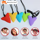 Chew Necklace for Kids Adults, Silicone Chew Toys for Kids Boys Girls with Anxiety Autism ADHD SPD Needs, Autism Sensory Necklaces for Chewing - 5 Pack by TinyTreasures Baby Boutique