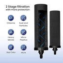 0.26 Gallon 304 Grade Stainless Steel Gravity Water Filter with 1 NSF Certified Smart Carbon Filter, Enjoy Potable Water While Camping, RVing, Off-Grid, Emergencies, Every Day at Home by CozyNest Decor
