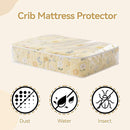 Klmnop 2 Pack Crib Mattress Storage Bag with Zipper, Clear Plastic Waterproof Crib Mattress Bag for Moving and Storage(53.15 x 28.35 x 7.09 Inch) by TinyTreasures Baby Boutique