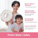 Baby Proof Corners and Edges, (Large 16.5FT Edge +8 Corners) Baby Proofing Corner Guards, Soft Rubber Foam Edge Protector, Furniture Tables Bumper Guard for Baby Safety, Beige by TinyTreasures Baby Boutique