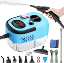 2500W Handheld Steam Cleaner,Portable Car Steamer For Auto Detailing,High-Temperature and Pressure Steam Cleaner For Home, Steam Cleaning Machine for Furniture,Kitchen,Grout,Floor,Tile (Blue) by TinyTreasures Baby Boutique