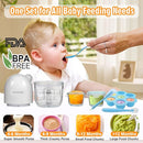 Baby Food Maker & Food Processor, Upgraded 14-in-1 Baby Food Blender, Puree Maker, Puree Grinder for Fruit, Veggies, Meat, Baby Feeding Essentials, Shower Gifts Set by TinyTreasures Baby Boutique